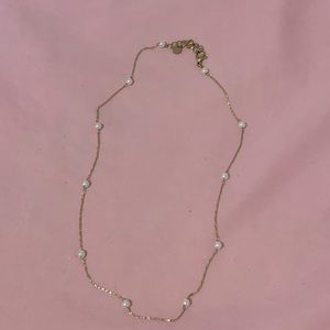 Dainty princess Pearl vintage necklace